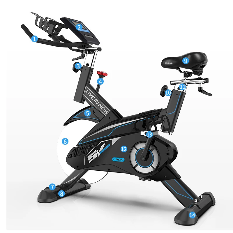 Внутренний велотренажер для езды на велосипеде с ремнем вождения и обучения