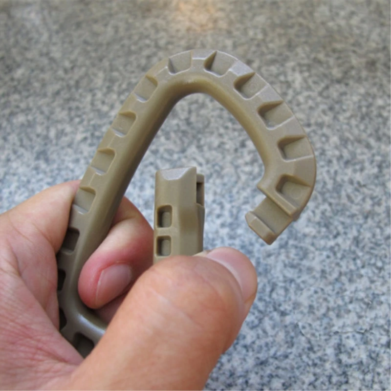 

2Pcs/set Carabiner Climb Clasp Clip Hook Backpack Molle System D Buckle Military Outdoor Bag Camping Climbing Accessories