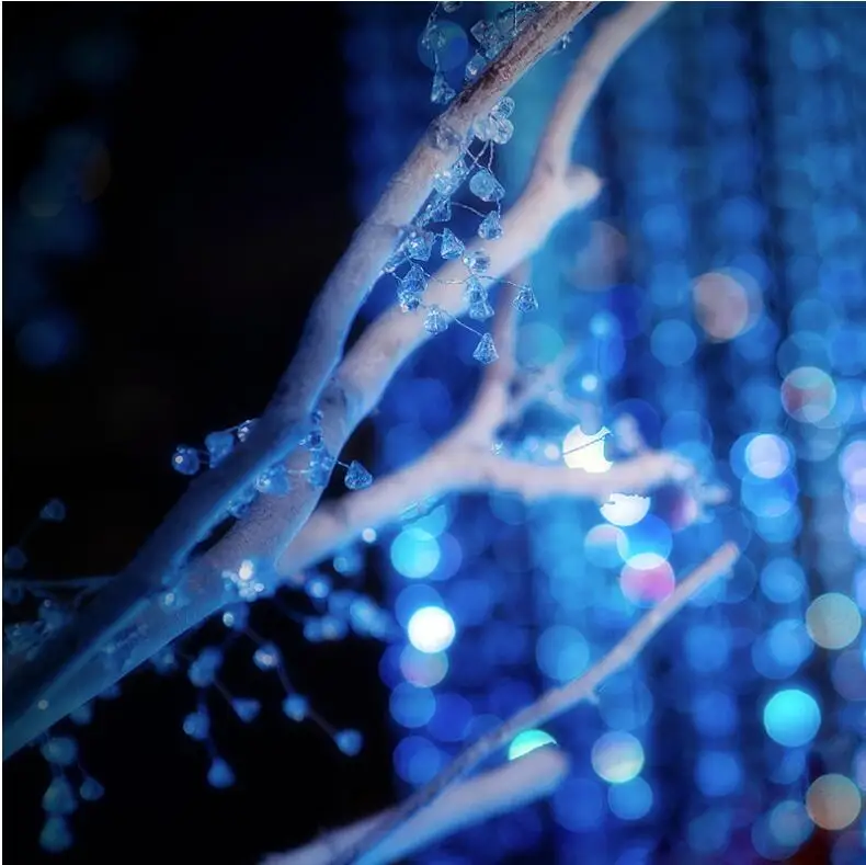 Гирлянда из акриловых кристаллов и бусин 120 см 5/10 шт.|Украшения своими руками для