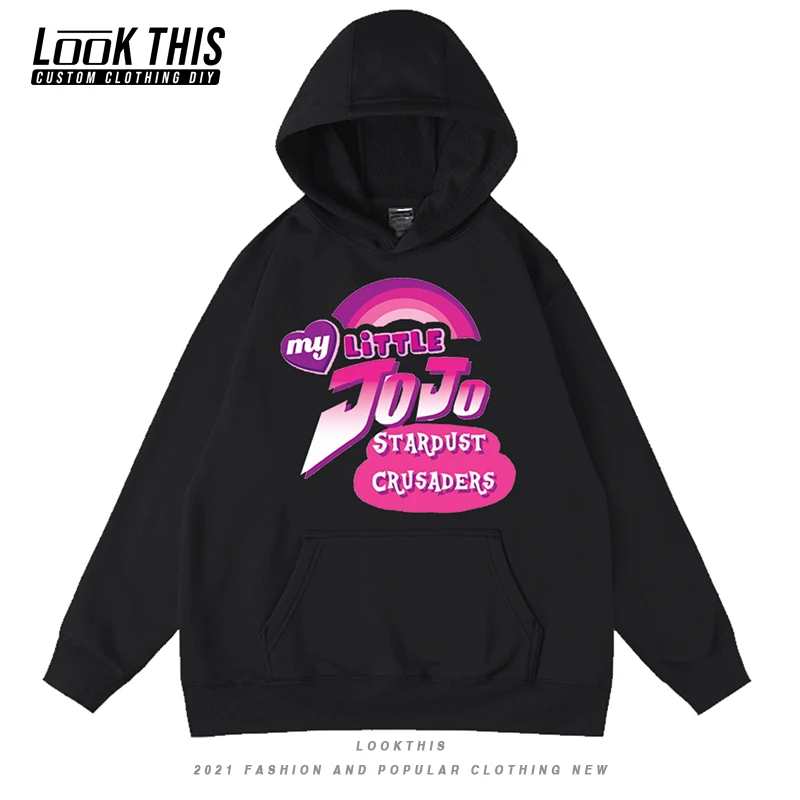 

JoJo Bizarre Adventure Print Anime Children's Hoodies Korean Style Girls Boys Sweatshirt Hoodie Casual Children's Clothing Tops