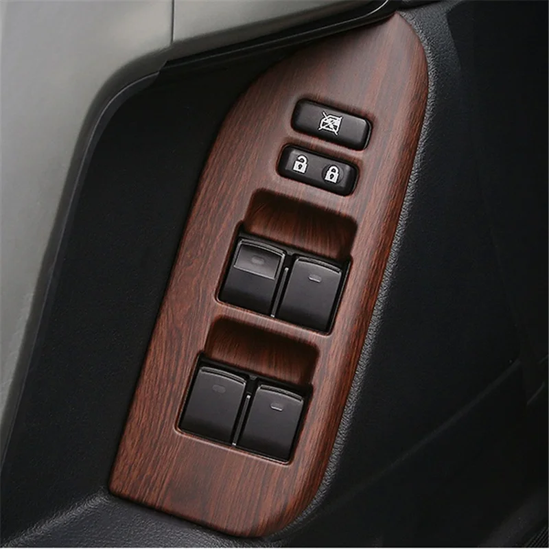

WELKINRY For Toyota Land Cruiser Prado J150 4th generation 2009-2021 inner car door armrest window lifter switch button trim