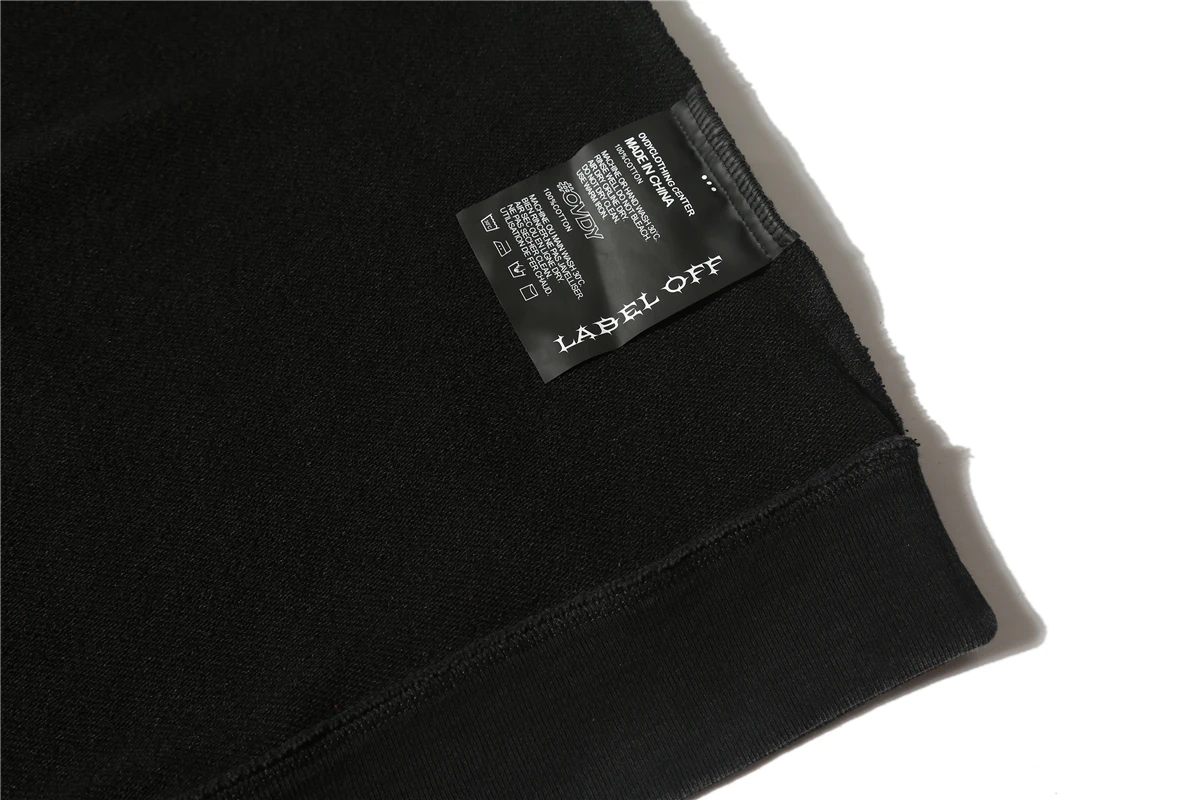 CoooColl Sweatshirts Kanye West Winter 19FW DESTROY Distress Old Crush SWEATSHIRT Streetwear HipHop Fashion Black Casual Men