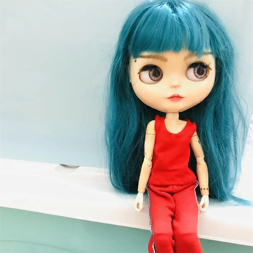 Фото Новинка 1 шт. одежда Blyth жилет милая Базовая рубашка для Blyth, Barbies, Momoko, Obistu, Licca , FR 1/6 аксессуары для кукол №4