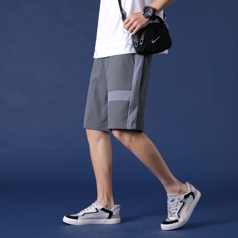 Мужские шорты в стиле пэчворк SingleRoad Японская уличная одежда хип хоп Летние