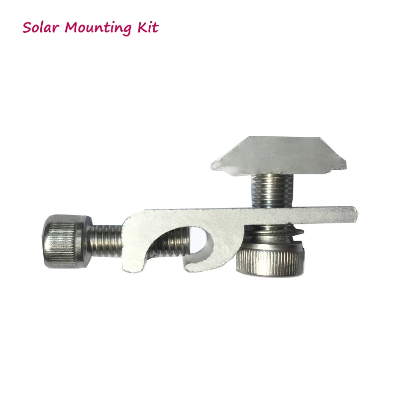 

Solar Mounting Grounding Lug Aluminum Ground clip with screws on mounting rails for Solar Mounting System