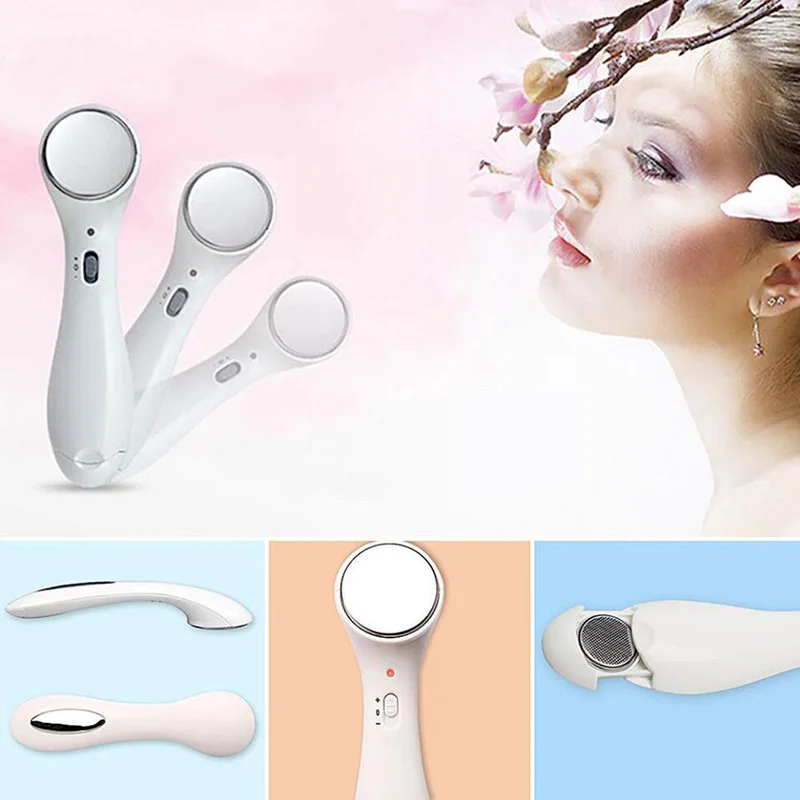 Профессиональный ультразвуковой скребок для кожи лица Ион глубокое очищение