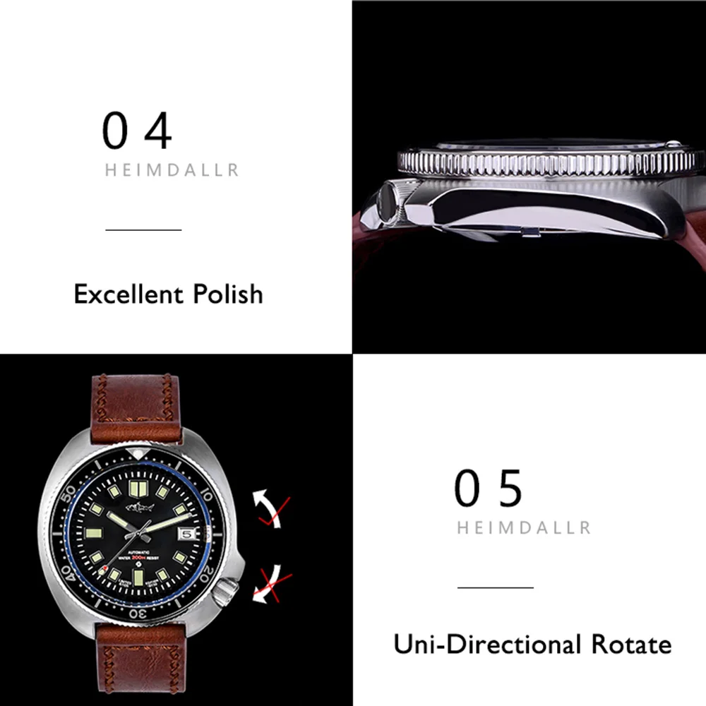 Часы наручные HEIMDALLR Мужские автоматические спортивные механические
