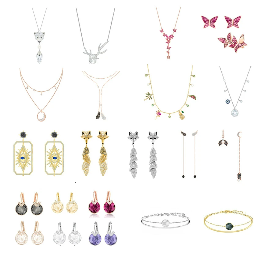 Новое модное классическое очаровательное женское ожерелье серьги браслет