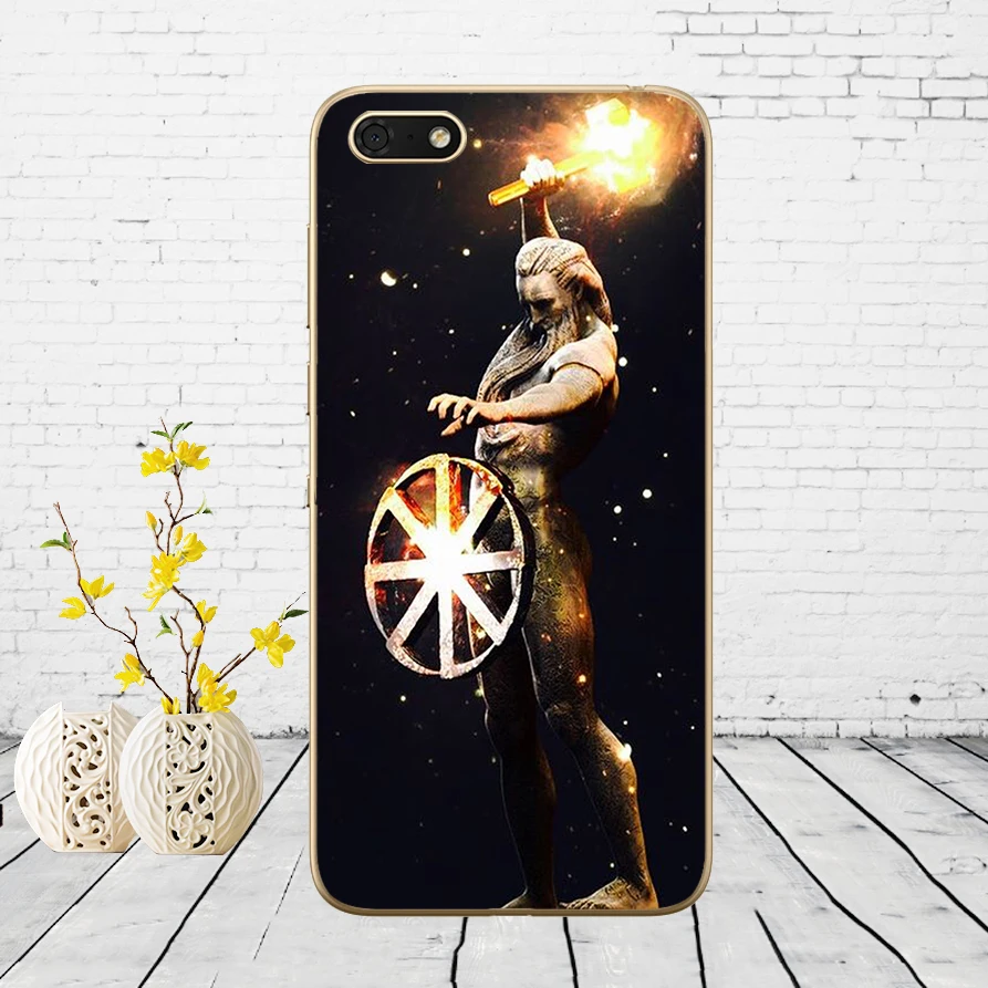 11 71DD славянский символ Коловрат Мягкий силиконовый чехол для Huawei Honor 9 10 Lite 7A 5,45 7a pro 7c 5,7 дюймов 7x 8x чехол - Цвет: 11