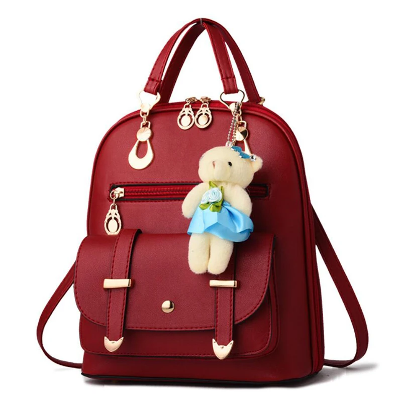 2020 рюкзак с мультяшным медведем женские школьные сумки для девочек женщин сумка