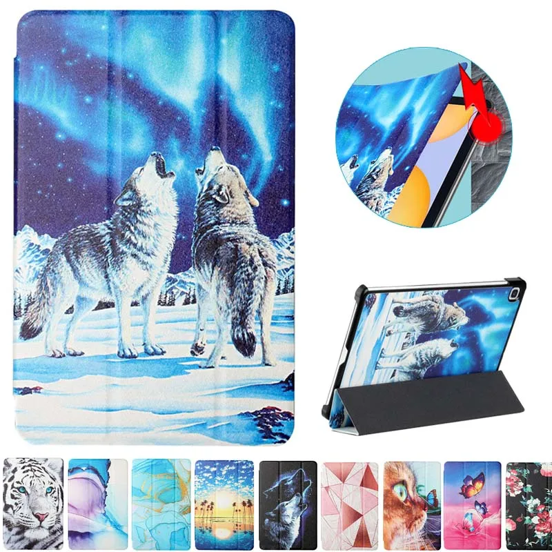 

Tablet Cover for Lenovo Smart Tab M8 TabM8 HD FHD TB-8505X 8505F 8705F Case Cute Cat Tiger Wolf Painted for Lenovo M8 Case Cover