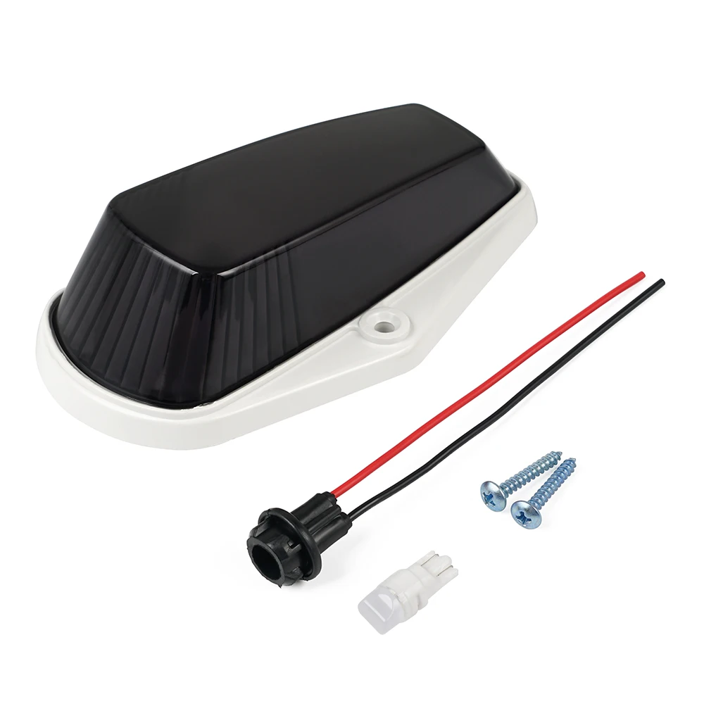 

For Ford Pickup Truck F150 F250 F350 1980-1997 5PCS LED Smoke LED Roof Cab Marker Lights & T10 168 Bulbs Roof Lamps Doom Lights