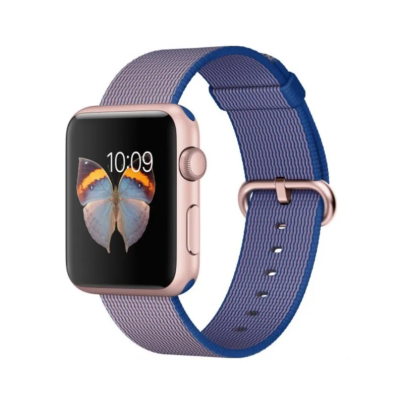 Ремешок для Apple watch 42mm Woven Nylon синий|Смарт-аксессуары| |