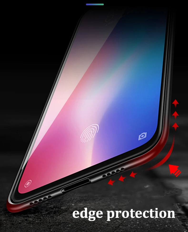 Стеклянный чехол GFAITH Explorer для Honor 8X, чехол из закаленного стекла, силиконовый защитный чехол для Honor 8C Honor 10 Lite Play 7C Honor 20 Lite Honor 20S Honor 9X