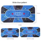 Резиновый коврик для покерного стола Blackjack Texas, скатерть для семейных настольных игр для детей и взрослых, квадратные круглые чипсы