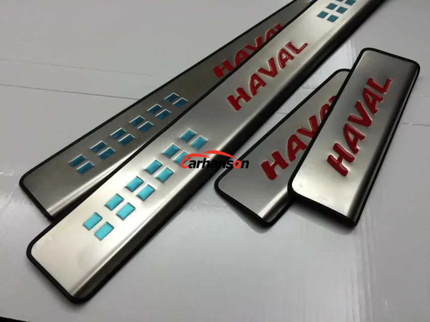 Накладка на порог двери из нержавеющей стали для Haval Hover H6 Coupe Защитная Наклейка