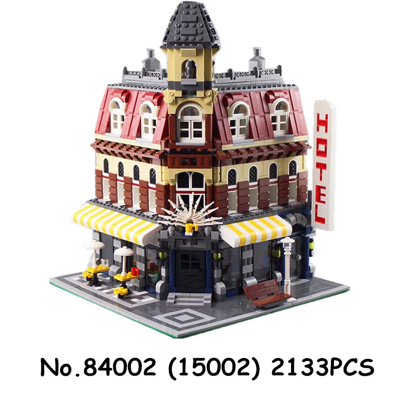 15002(84002) Lepinblocks 15003 15002 15005 15009 создатель Street City classic 10224 10218 10211 дом конструкторных блоков, Детские кубики, Рождественский подарок - Цвет: 15002(84002)