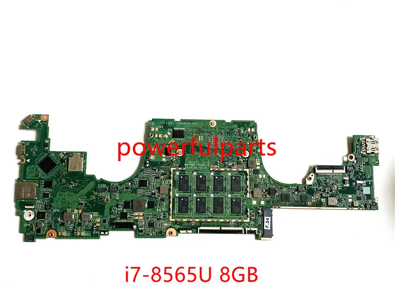 100 working for hp spectre x360 13 ap motherboard l37640 601 da0x36mbae0 with i7 8565u cpu 8gb ram tested ok free global shipping