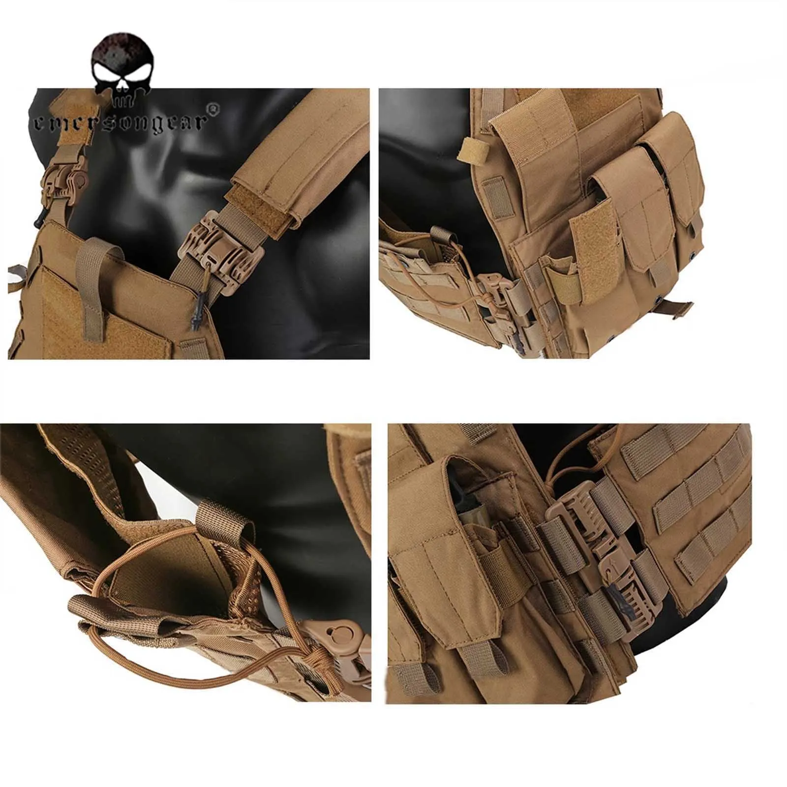 Emersongear быстросъемный 094K стильный тактический жилет EM7405 | Спорт и развлечения