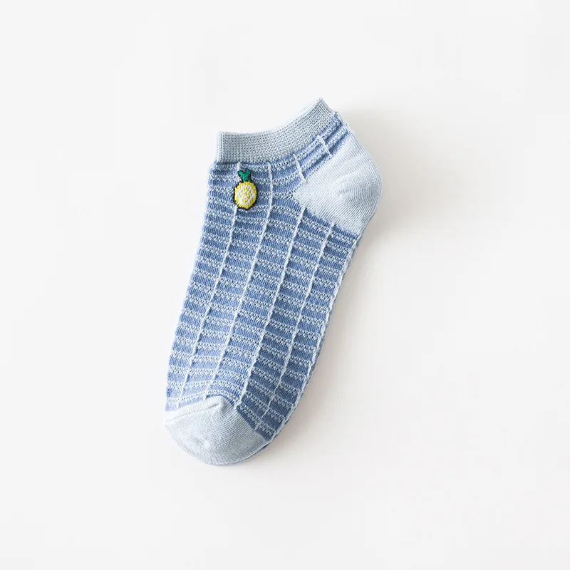 

Colorful Fruit Ladies Socks Short Cotton Happy Socks Funny Banana Avocado Strawberry Socks Women Korean Fashion Kawaii Boat Sock