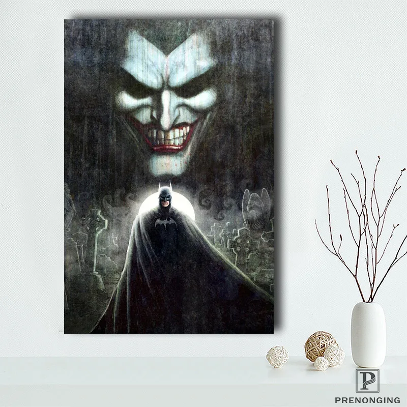 Джокер Бэтмен ПЕЧАТЬ Плакаты холст стены искусства картины для гостиной Декор #19