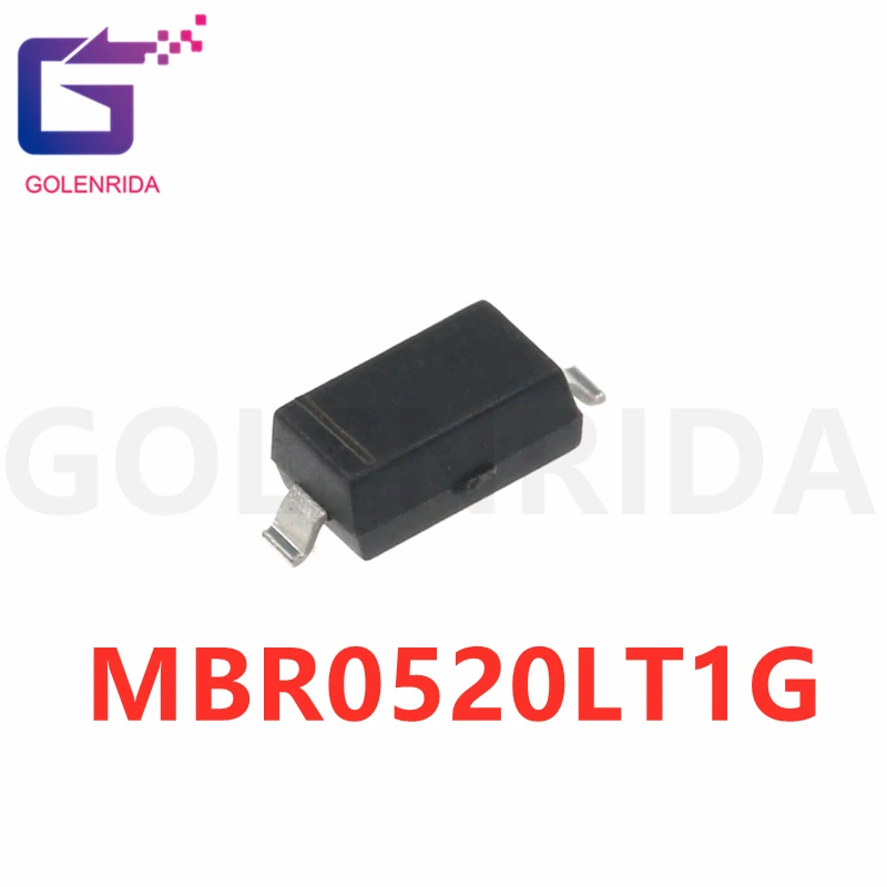 100 шт. MBR0520LT1G SOD123 MBR0520 SOD выпрямитель высокой мощности для поверхностного монтажа