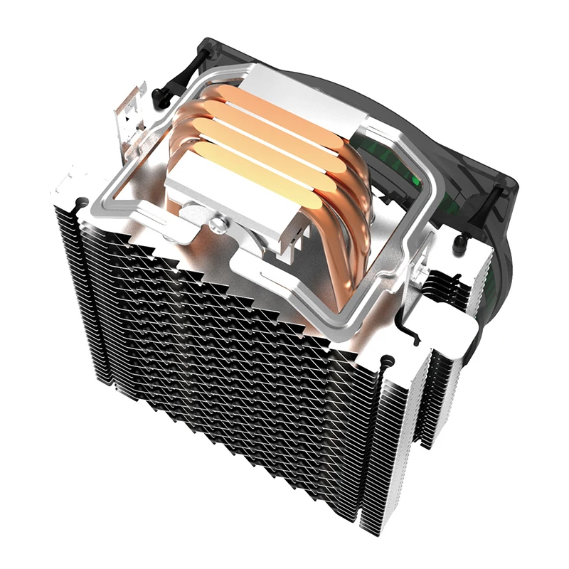Pccooler X4 4 Heatpipe CPU кулер 120 мм синий светодиодный PWM тихий вентилятор для Intel 775 1155 1156