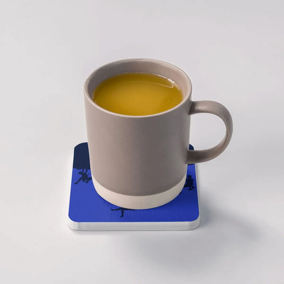 Подставка для альпинизма синяя силуэт диатомит земли квадратная круглая