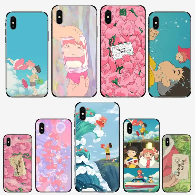 

Ponyo on the Cliff Phone Case for iPhone 11 12 mini pro XS MAX 8 7 6 6S Plus X 5S SE 2020 XR