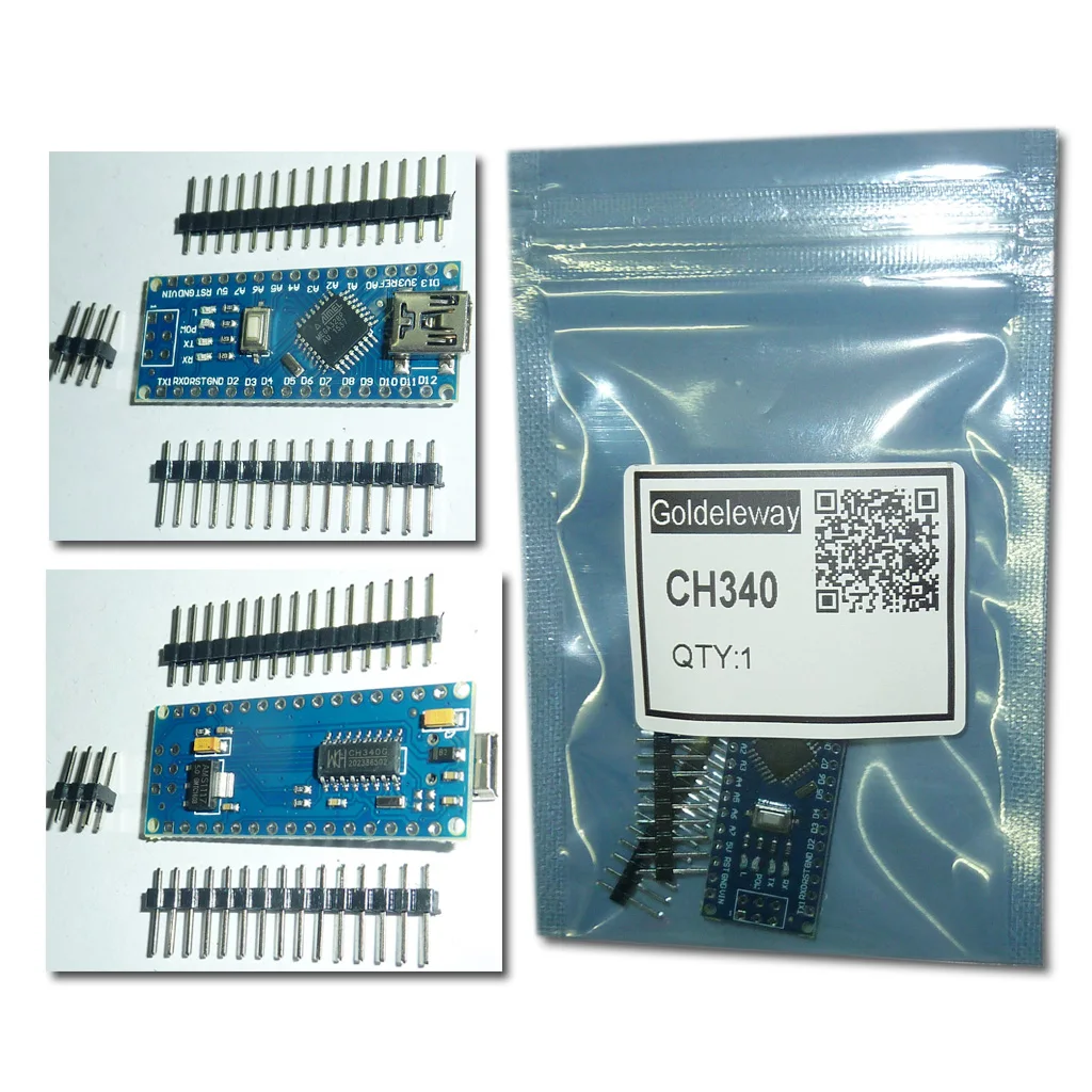 ATMEGA328P CH340 USB-драйвер Nano 3 0 Для arduino с Загрузчиком | Электронные компоненты и