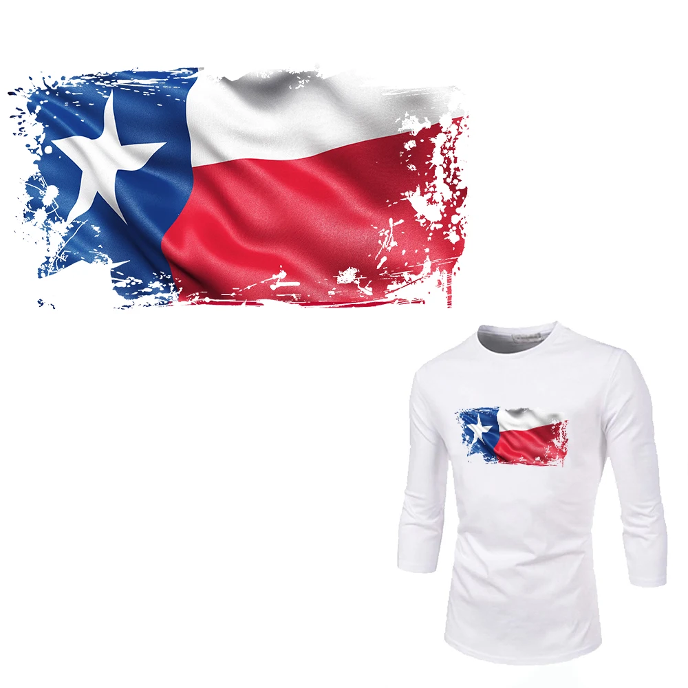 Значки патчи для одежды серия с национальным флагом утюжок перекачки тепла