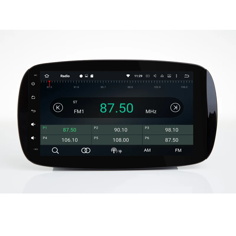 Автомобильный радиоплеер для Mercedes Benz Smart Qcta 8 core RAM 4G ROM 64G DSP IPS Android 10 GPS стерео аудио