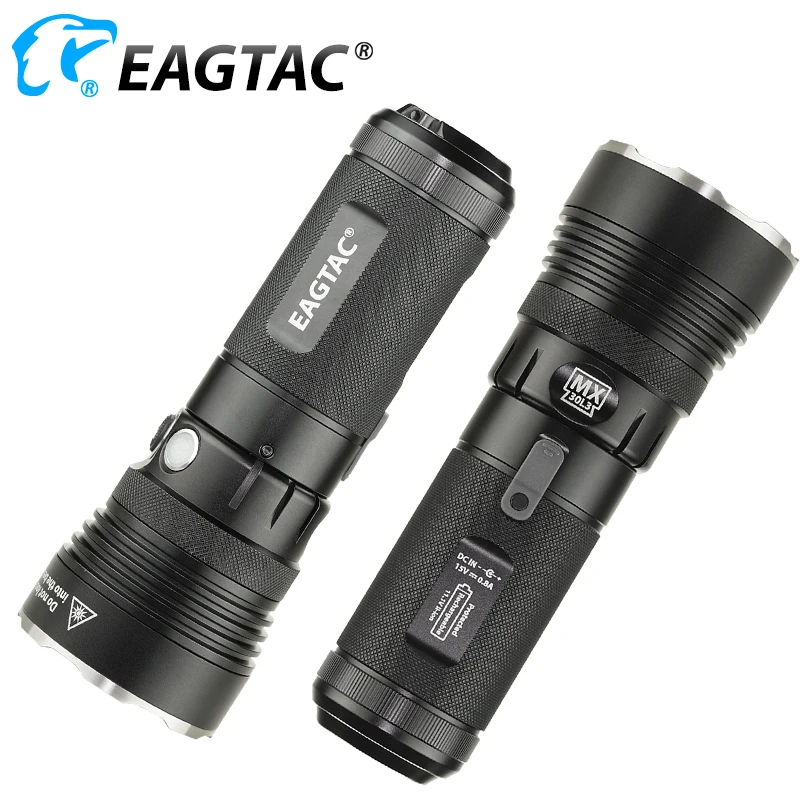 EAGTAC MX30L3 R KIT перезаряжаемый светодиодный фонарик из нержавеющей стали Bezel 3x18650 3500mAh