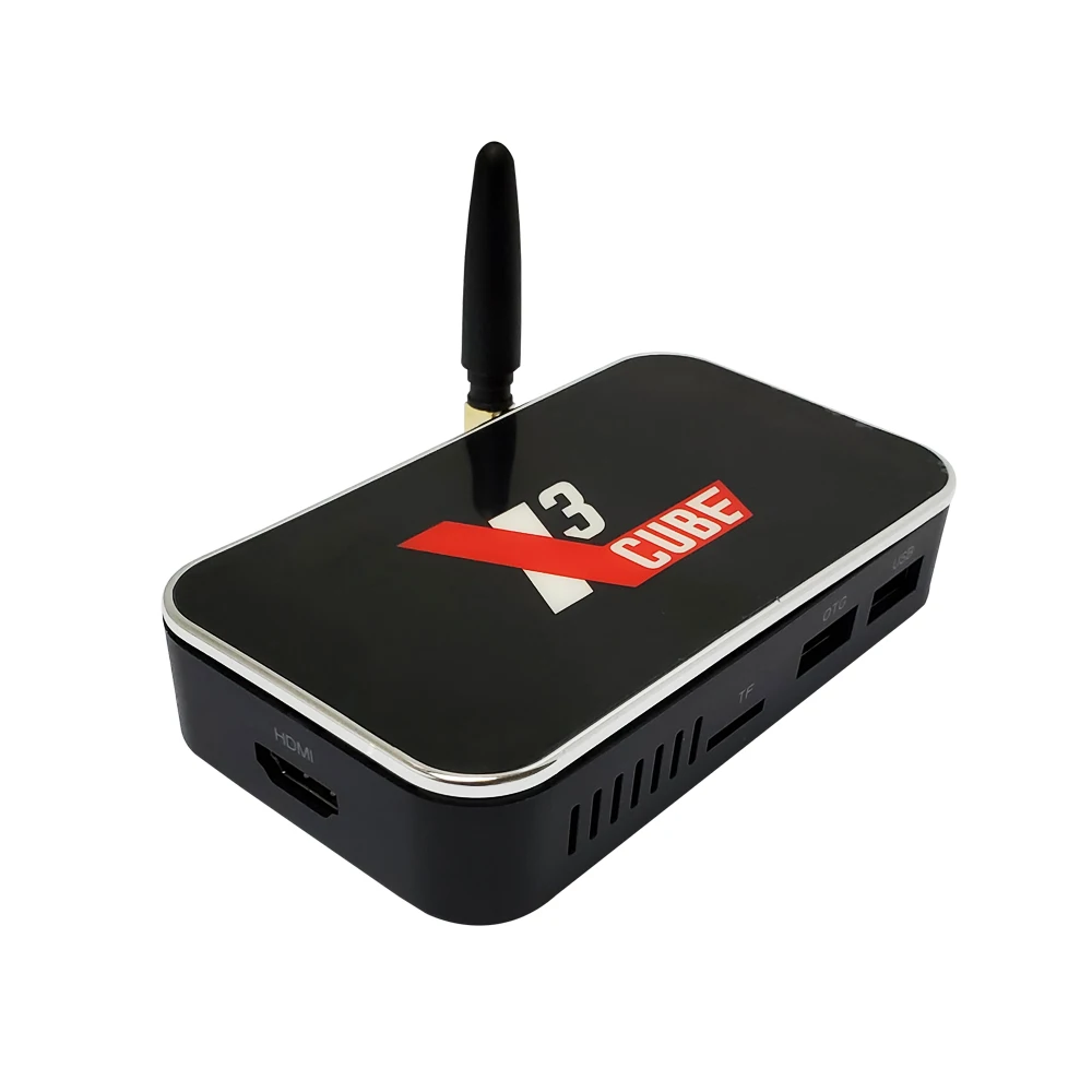 ТВ приставка Ugoos X3 Cube на Android Amlogic S905x3 LPDDR4 2 ГБ 16 4G Wi Fi LAN RJ45 1000 м 4k HD Cube|ТВ-приставки и