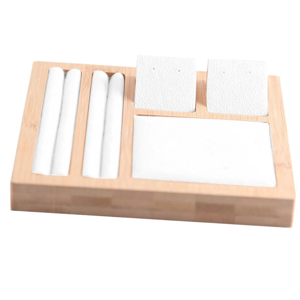 

Solid Jewelry Display Stand w/ Microfiber Multipurpose for Necklace Show