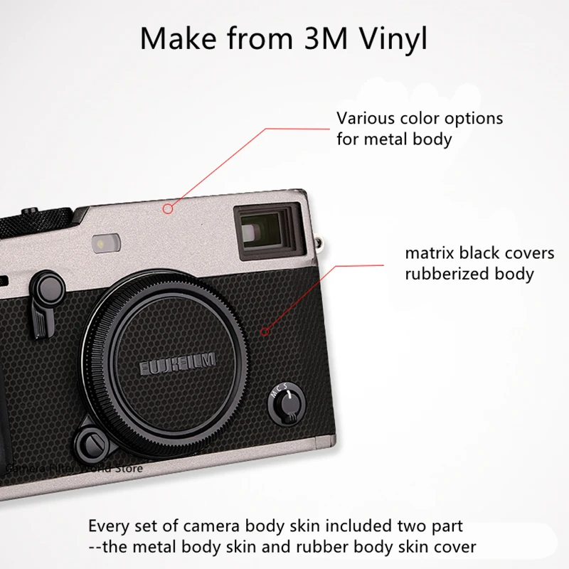 Prémio de Vinil do Decalque da Pele para Fujifilm Protetora da Pele Fuji Câmera Protector Anti-scratch Capa Film Sticker X-pro3 Xpro3 3m