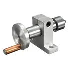 Центр вращения подшипника под напряжением, Серебряный Регулируемый двойной аксессуар сделай сам с кулиской для деревообработки