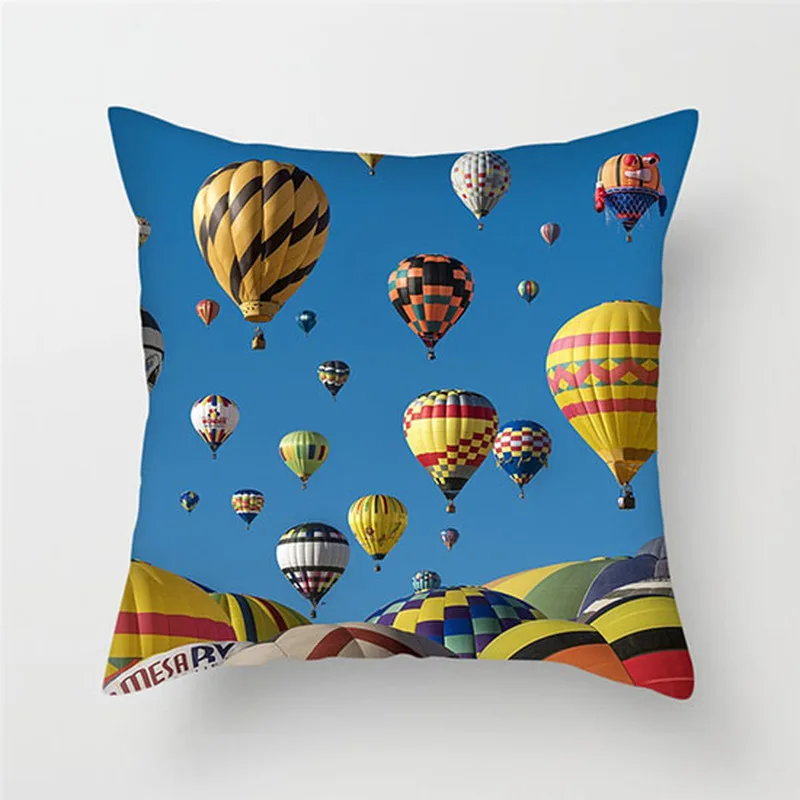 Чехол для подушки Fuwatacchi с красивым пейзажем чехол горячим воздухом дома дивана