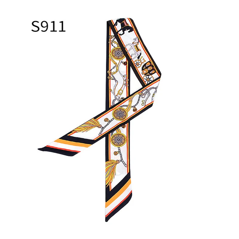 Женский шелковый шарф с принтом TOYOOSKY 2019 модный головной платок длинные шарфы