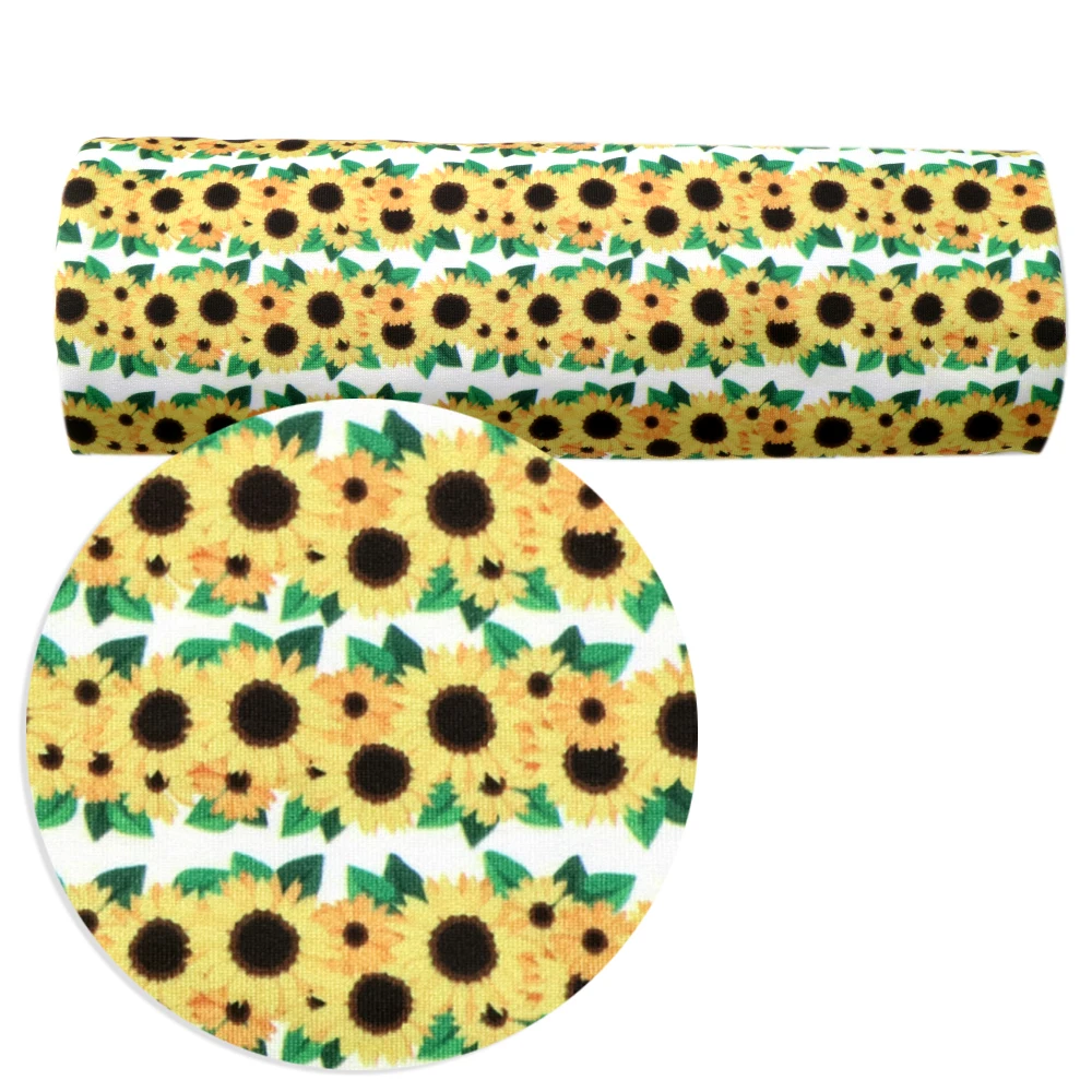 С цветочным принтом кактус лист растения 4 Way Stretch трикотажная хлопчатобумажная