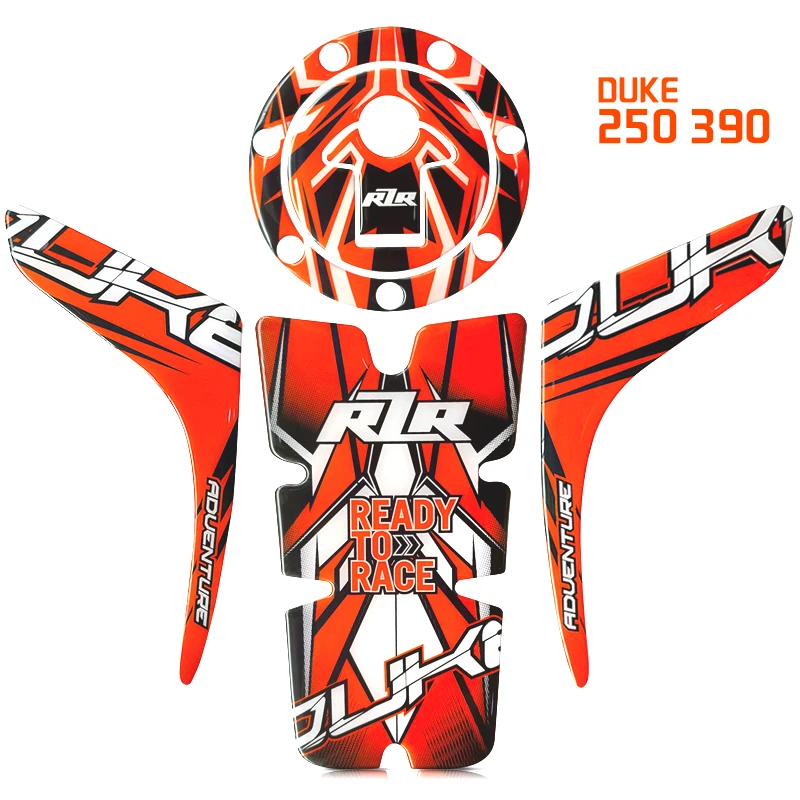 Новинка 3D протектор для мотоциклетного бака из эпоксидной смолы Duke наклейка на