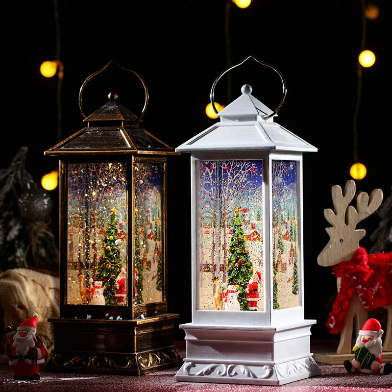 

Креативная Уникальная музыкальная шкатулка-фонарь в виде снежинки, подарок, светильник на Рождество, Новый Год, день рождения, свадебный по...