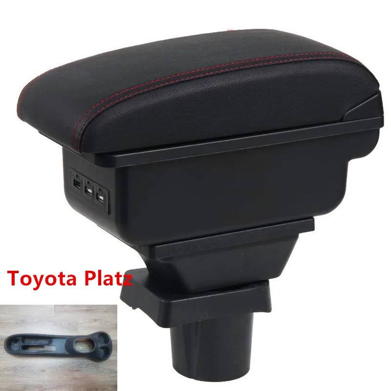 Подлокотник для Toyota Platz центральный ящик хранения материалов подлокотник с USB