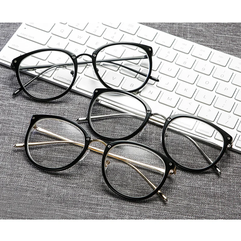 Elbru классические очки с заклепками для близорукости мужские и женские ретро