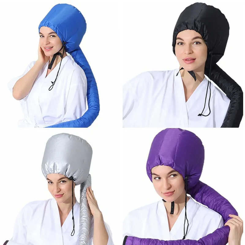 Portable hair bonnet dryer cap gorro secador touca difusora steamer quick dry Baked oil care diffuser drying Hairdressing tools images - 6