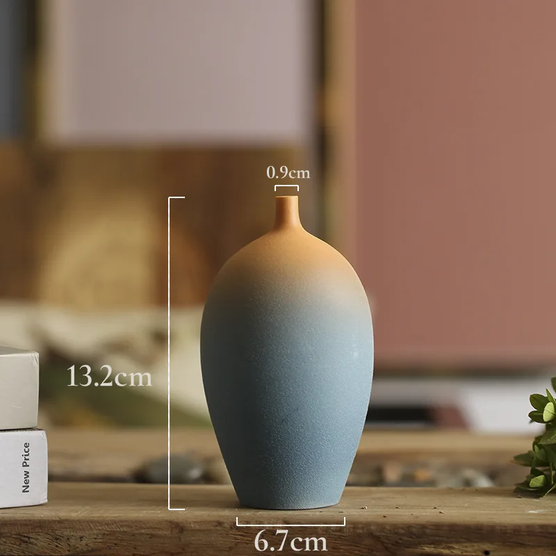 

Nordic Creative Ceramic Decoration Vase Craft Decoration Restaurant Porch Model Room Design Soft Furnishings