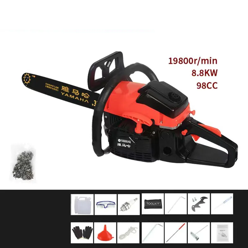 8800W chainsaw logging saw high-power small portable chain saw chain saw gasoline saw logging multi-function