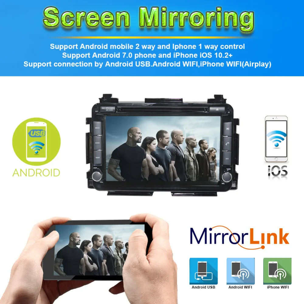 4 ГБ Android 9 0 Восьмиядерный 8 ''ЖК Автомобильный радиоприемник CD DVD