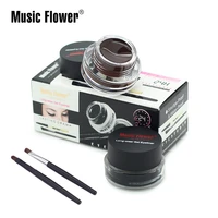 hot selling musicflower double color eyebrow cream eyeliner cream double effect no makeup no dyeing waterproof maquiagem