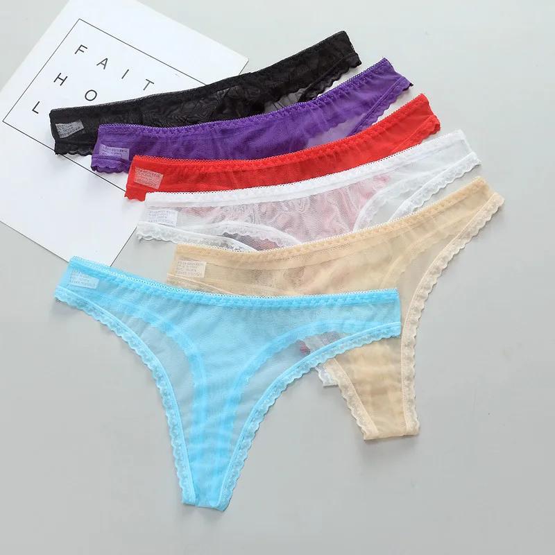 

Sexy Silk Lingerie Brief Women Panties Low Waist Seamless Underwear Soft Comfortable Erotic Nightwear